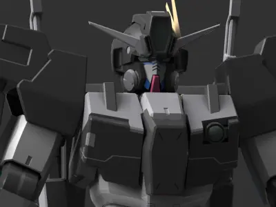 GN-006SA Cherudim Gundam SAGA 3D Model 3D model