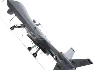 MQ-9 Reaper Military Aircraft Drone 3D model purchase