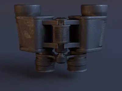 Realistic  Binoculars High Poly 3D Model PBR 3D model