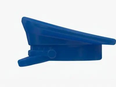 Lego detailed Police hat Low-poly 3D model