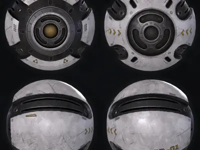 Sci-fi Camera Drone Low-poly 3D model