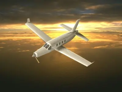 Design of Single Engine Airplane Free 3D model