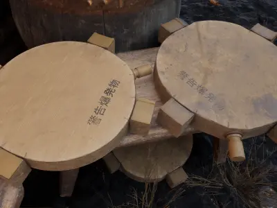 Japanese WW2 Type 99 Anti-Tank Mine 3D model