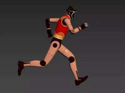 Spring Festival Gala - Running Robot 3 3D model