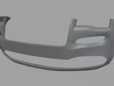 Front Bumper Car 03 Low-poly 3D model