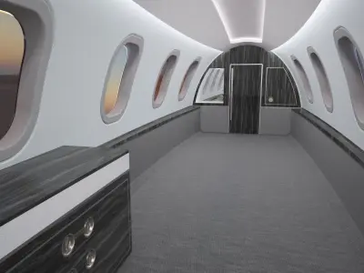 supersonic jet concept Free 3D model