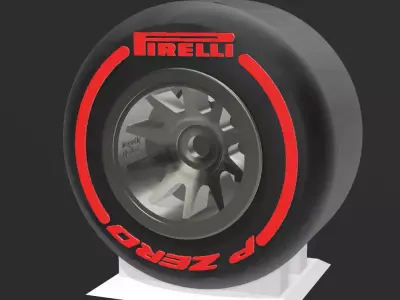 Formula 1 tyre early years till 2021 3D print model purchase