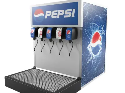 Pepsi Fountain Machine  3D model