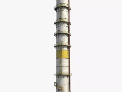 Oil Storage Tank v3 Low-poly 3D model