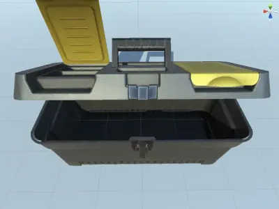 Tool box  Low-poly 3D model