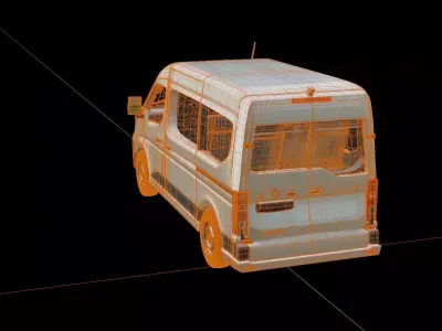 Renault Master Passenger Van 3D model
