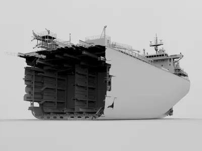Shipwreck  broken tanker 3D model