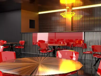 container lounge  Free 3D model