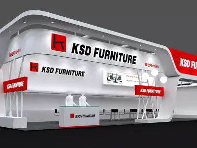 Exhibition - Area -6X17-3DMAX2009-020 3D model