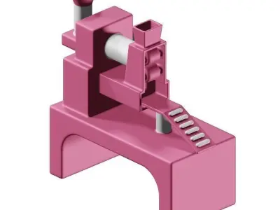 Food Processing Machinery Toy 3D model