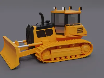 Construction vehicles  3D model