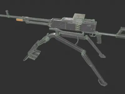 KORD Machine Gun 3D model