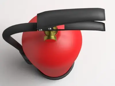 Fire Extinguisher 3 3D model