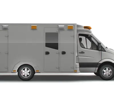 Mercedes Benz Sprinter Ambulance 2019 3D model