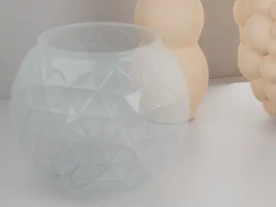 Set of 3D vases for decoration Free 3D model