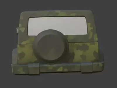 Jeep upper part 3D model