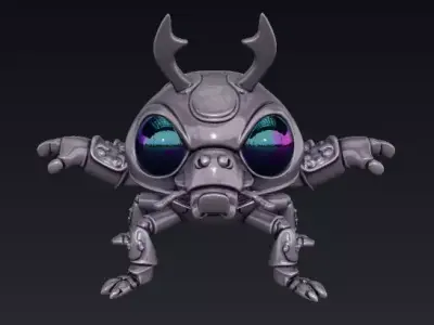 Beetle Droid 3D model