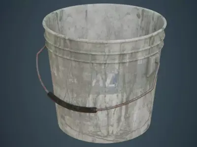 Paint Can 1B Low-poly 3D model