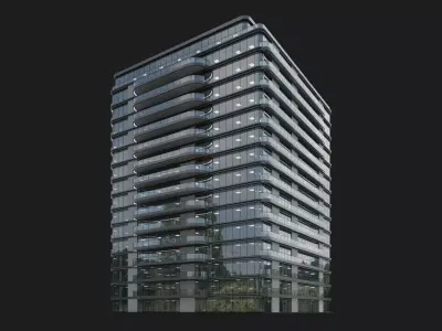 Helix Tower 3D model