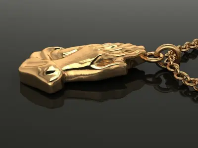 Praying Hands Pendant Size Large 3D print model
