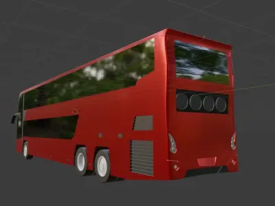 VDL Futura FDD2 Low Poly 3D model