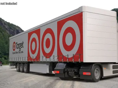  Target Curtain Side Trailer 
