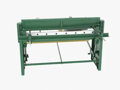 Sheet Metal Shear Low-poly 3D model