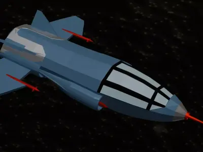 Sci-fi Jet 3D model purchase