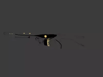 rifle Free low-poly 3D model