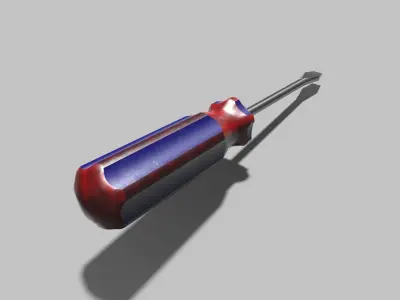 Screwdriver Free low-poly 3D model