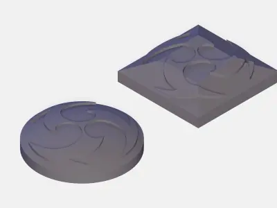 Electro element - Vision rune 3D print model