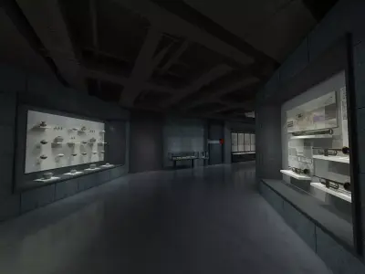 Museum 2 3D model buy