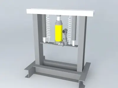 Press machine Free 3D model