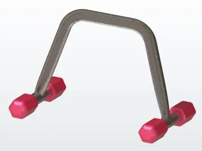 Pushup Gym Equipment 3D print model