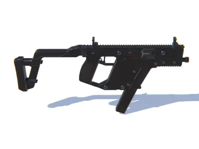 SMG Kriss Vector Low-poly 3D model