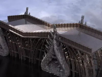 Drake Bridge Large 2 3D model