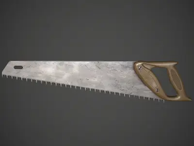 Saw Old Soviet Low-poly 3D model