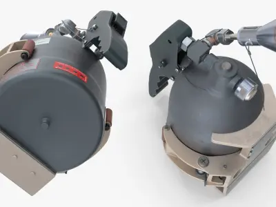 Skylab Fire Extinguisher 3D model