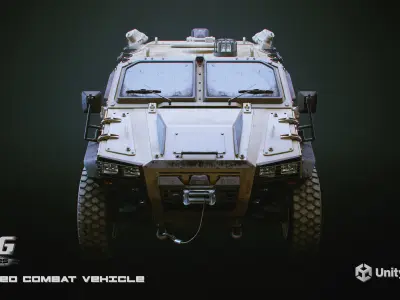 SBG Armored Combat Vehicle - Fortress On Wheels Edition Low-poly 3D model