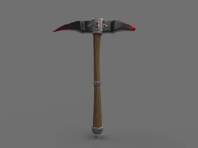 Gem Pickaxe 3D model