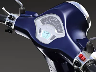 2020 Vespa Primavera 125 3D model