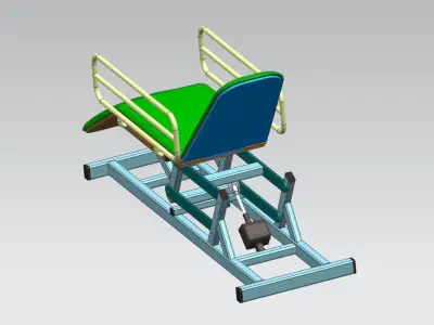 Mechanical Structure and Motion Simulation of Livable Seats 3D model