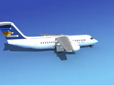 BAe 146-300 Ansett Australia 3D model