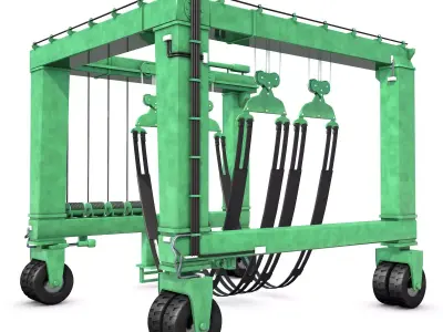 Industrial Marine Travel Lift  3D model