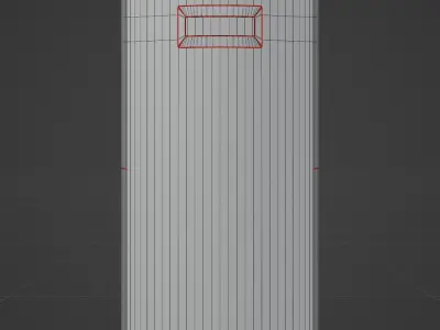 Police Riot Shield Low-poly 3D model